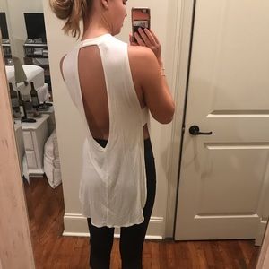 LF white tank top
